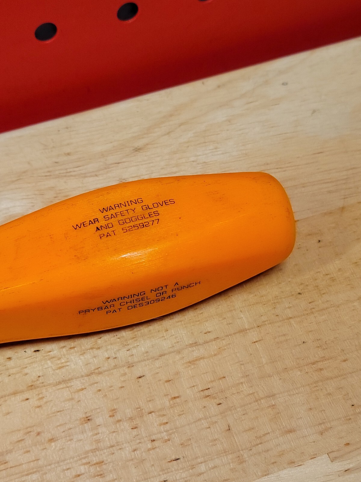 Snap-on Tools ORANGE Flat Head Tip Non-Conductive Composite Screwdriver 1000V