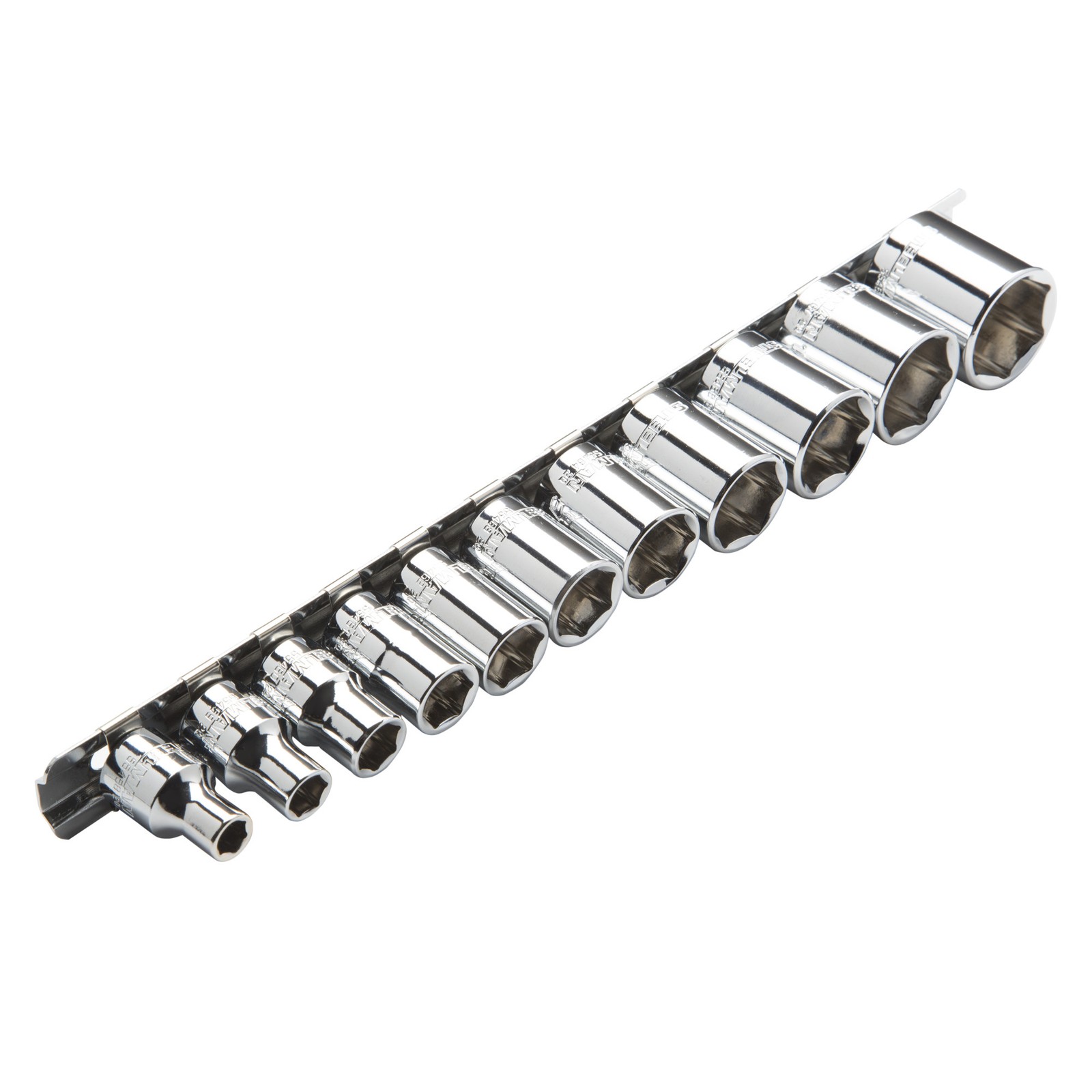 Steelman 11 Piece 3/8 in. Drive SAE 6 Point Chrome Socket Set 55457