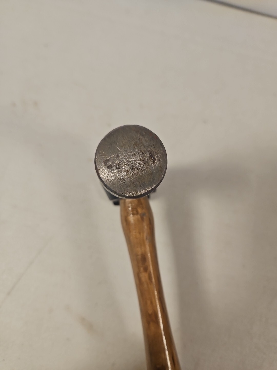 Vintage Auto Body Hammer Wood Handle Both Square And Round Heads