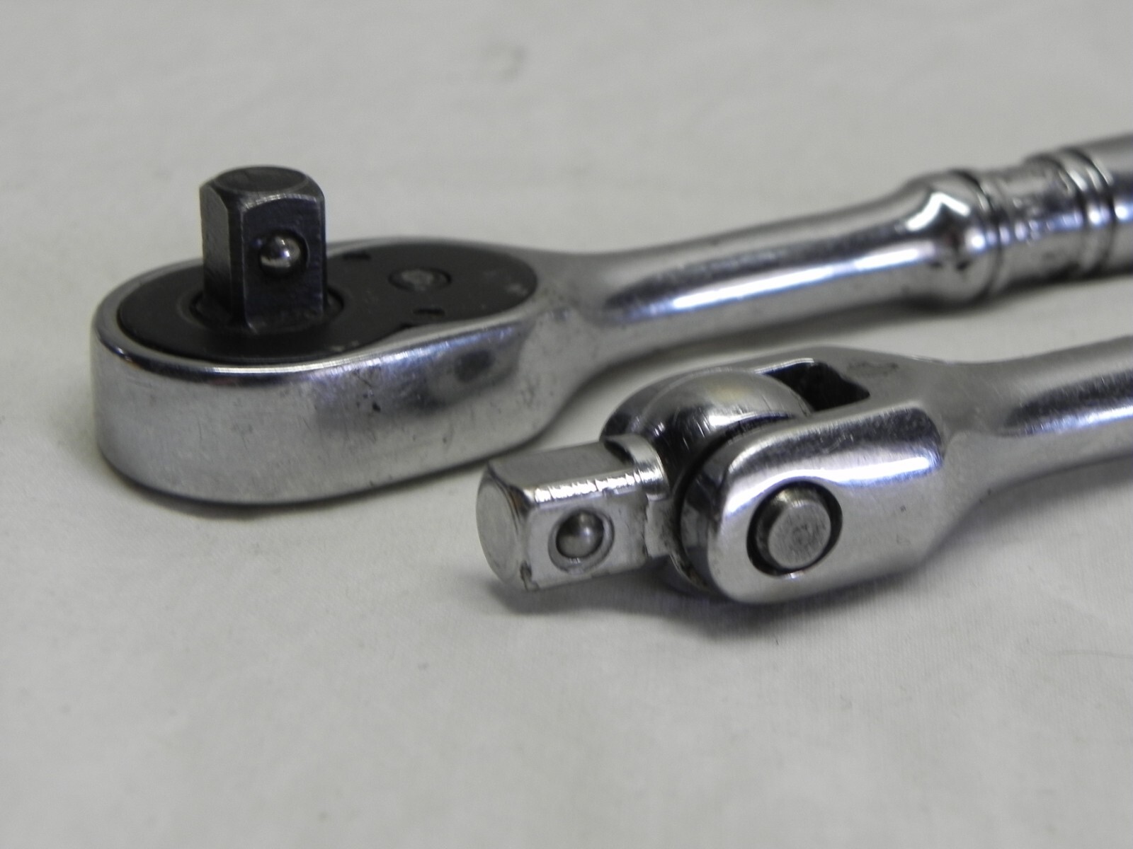 Snap-On TM70B & TM10F 1/4» Drive Ratchet & Breaker Bar Set