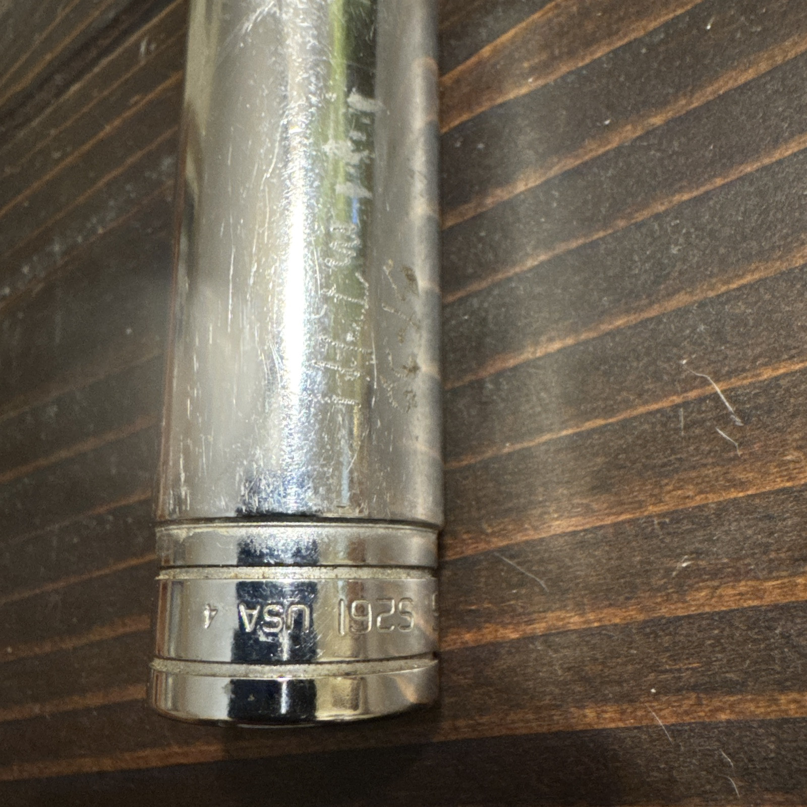 Snap On 13/16″ 1/2″ Dr. 12 Pt. Deep #S261 Chrome Socket USA MADE
