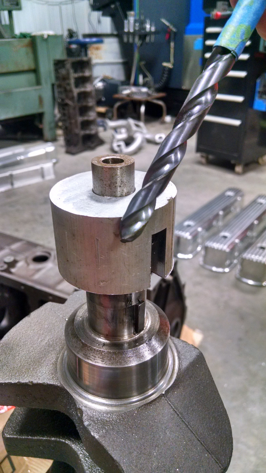 Crankshaft Drilling Fixture Balancer bolt 283 327 250 235 261 230 348 409 Tool