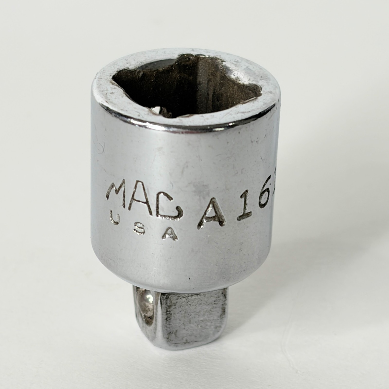 Vintage Mac Tools Socket Reducer Adapter A1612 1/2″ Female 3/8″ Male