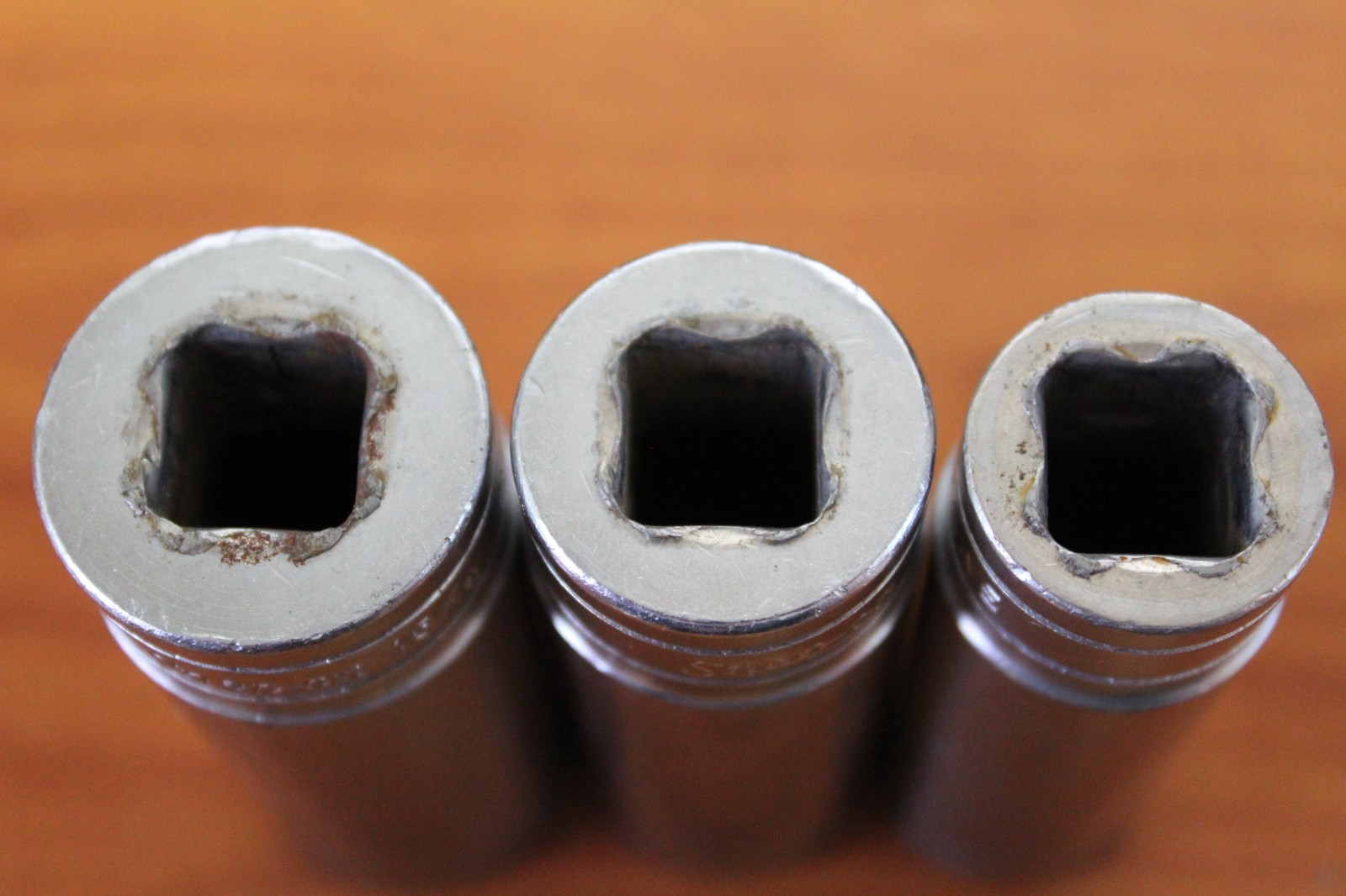 9 pc. Snap-on Tools USA 1/2″ Drive 12-POINT SAE 9/16″ – 1 1/8″ DEEP Socket Set