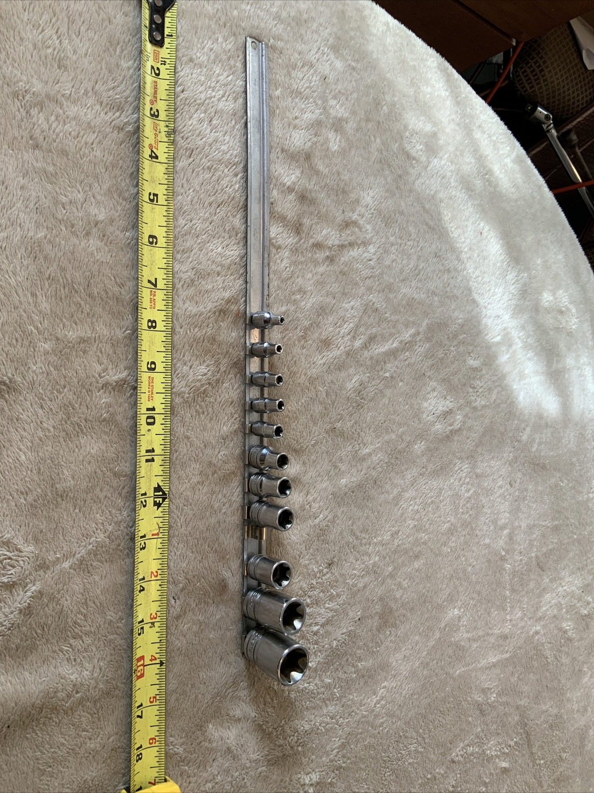 Snap On Inverted Torx Socket Set, 1/4, 3/8 And 1/2 Drives, See Pics…11pc