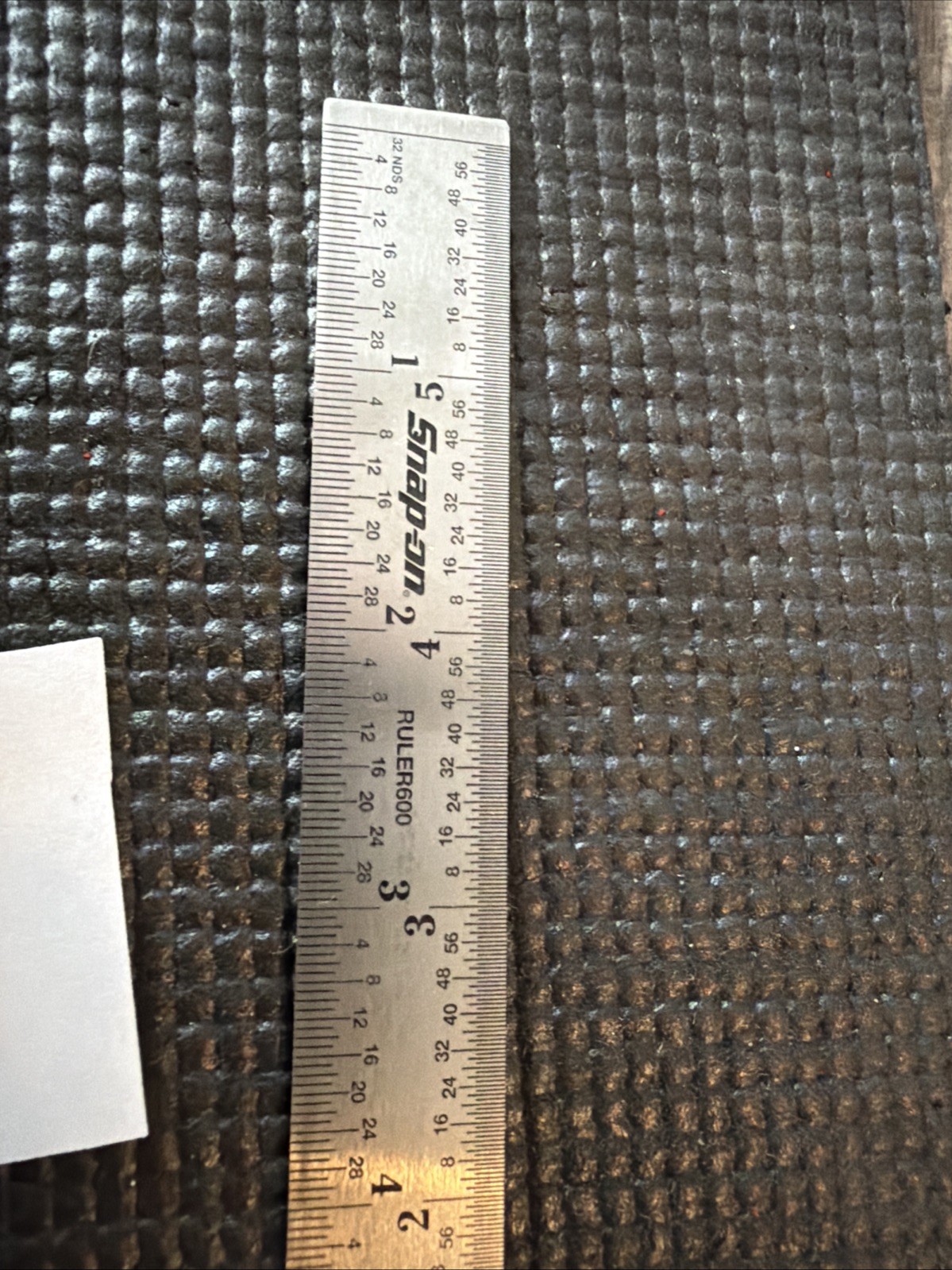 Snap-on Tools USA 6″ Straight Edge 1/32″ & 1/64″ Grad. Steel Ruler RULER600