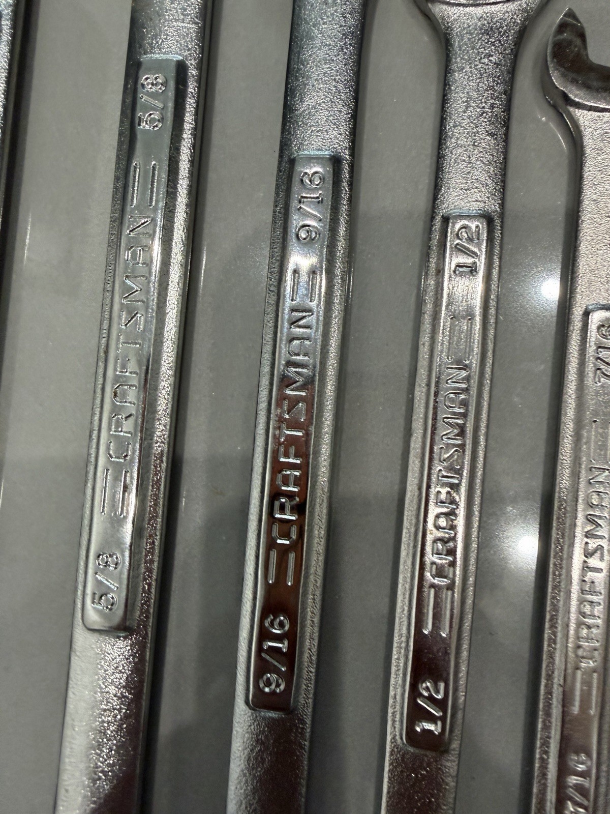 Craftsman Quick Speed Combination Wrench Set 8 Pc 12 Point 5/16″-3/4″ -VA- USA