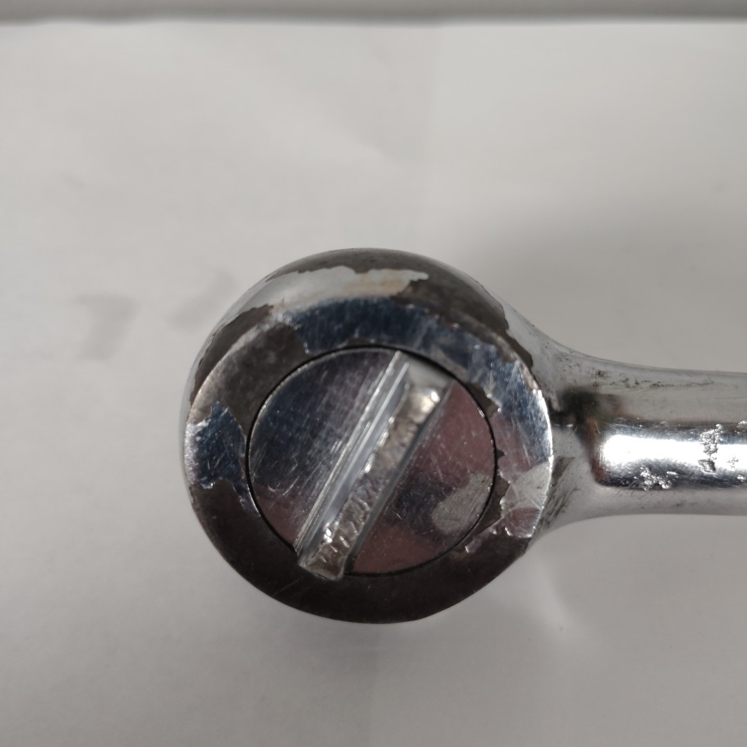 Vintage S-K Wayne 42470 1/2″ Drive Ratchet 10” Long Knurled Handle Made in USA