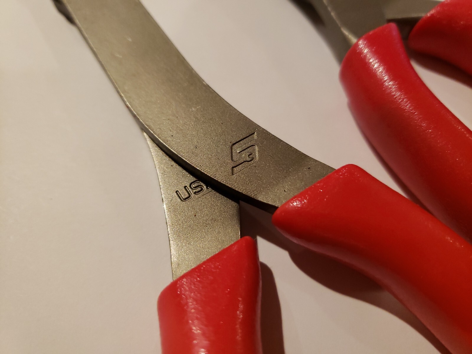 Snap-on Tools USA NEW 2pc RED Long Needle Nose Pliers & Cutter Lot Set