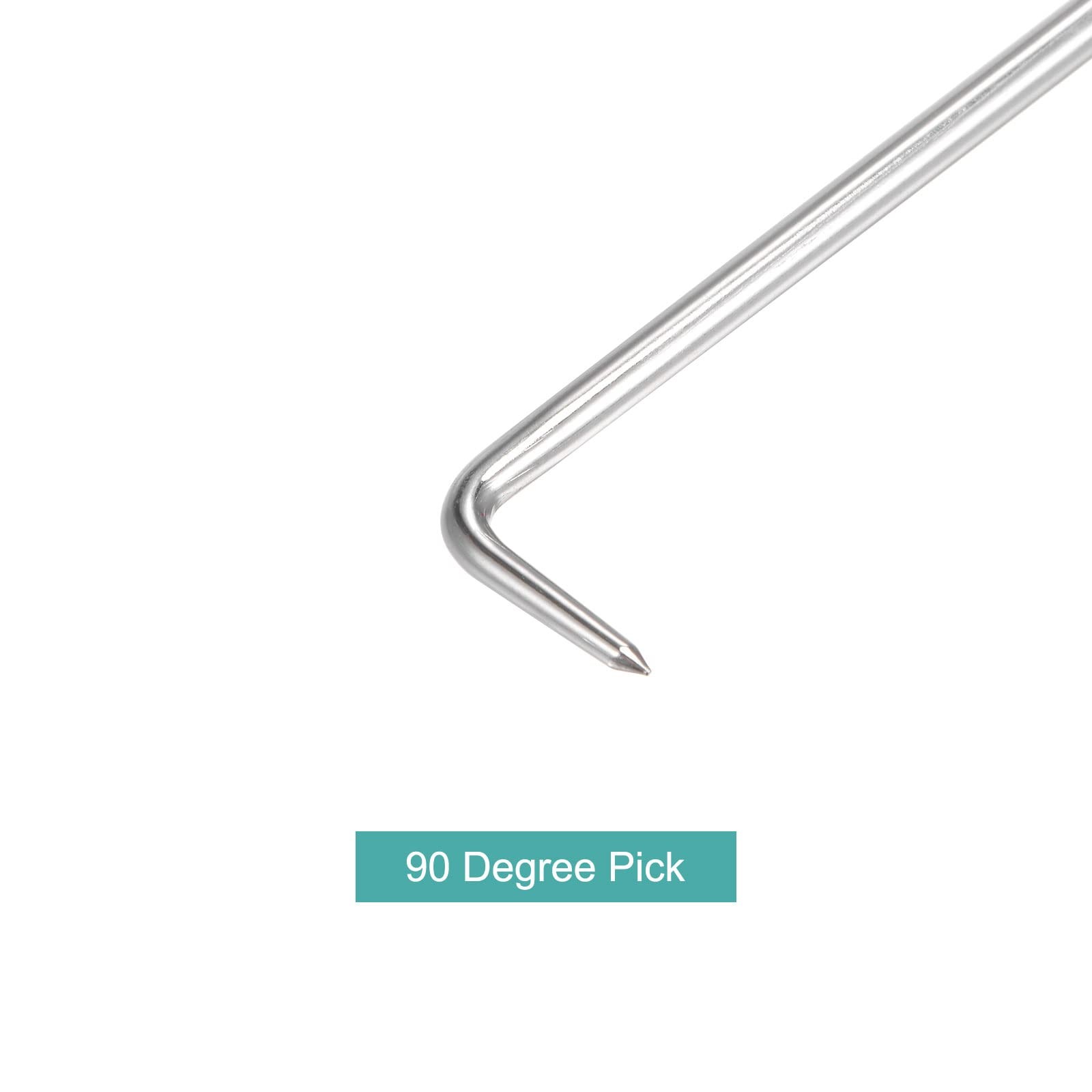 uxcell 90 Degree Pick Hook 9.45″ Puller Remover Removal Blue Green, Black