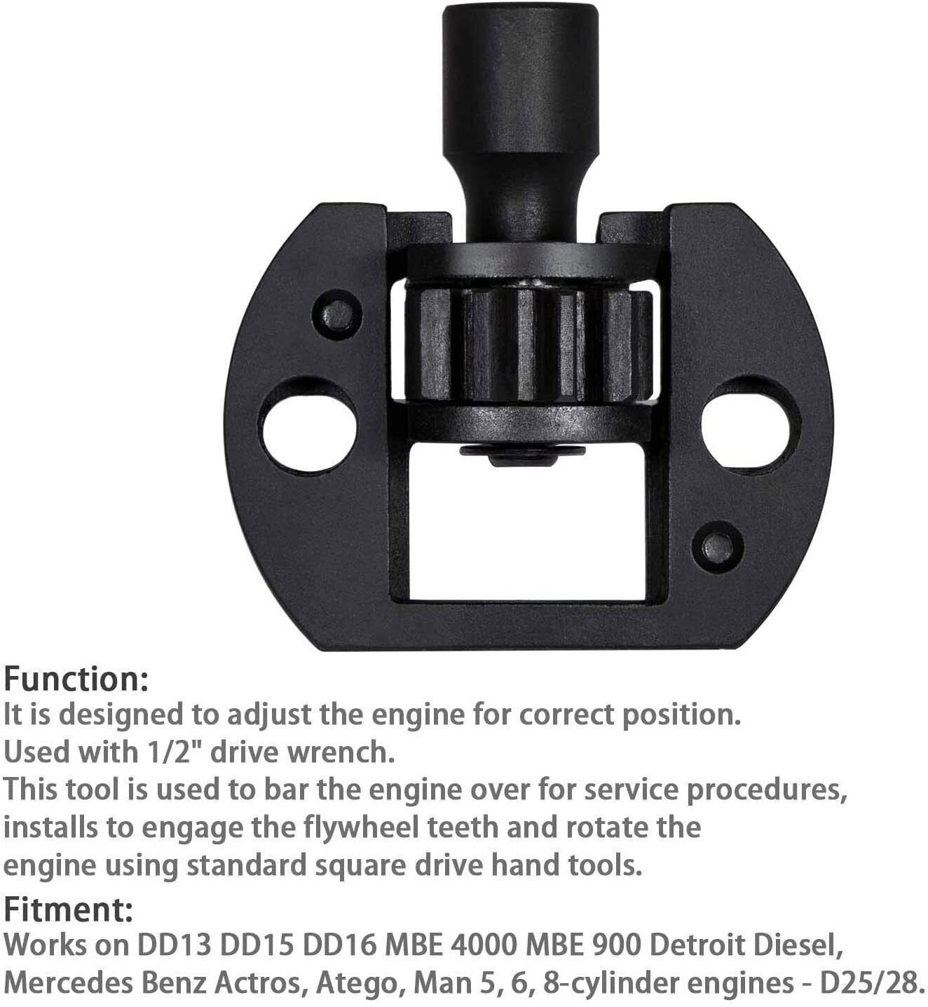 For Detroit Diesel DD13 DD15 DD16 Engine Turning Barring Tool W904589046300