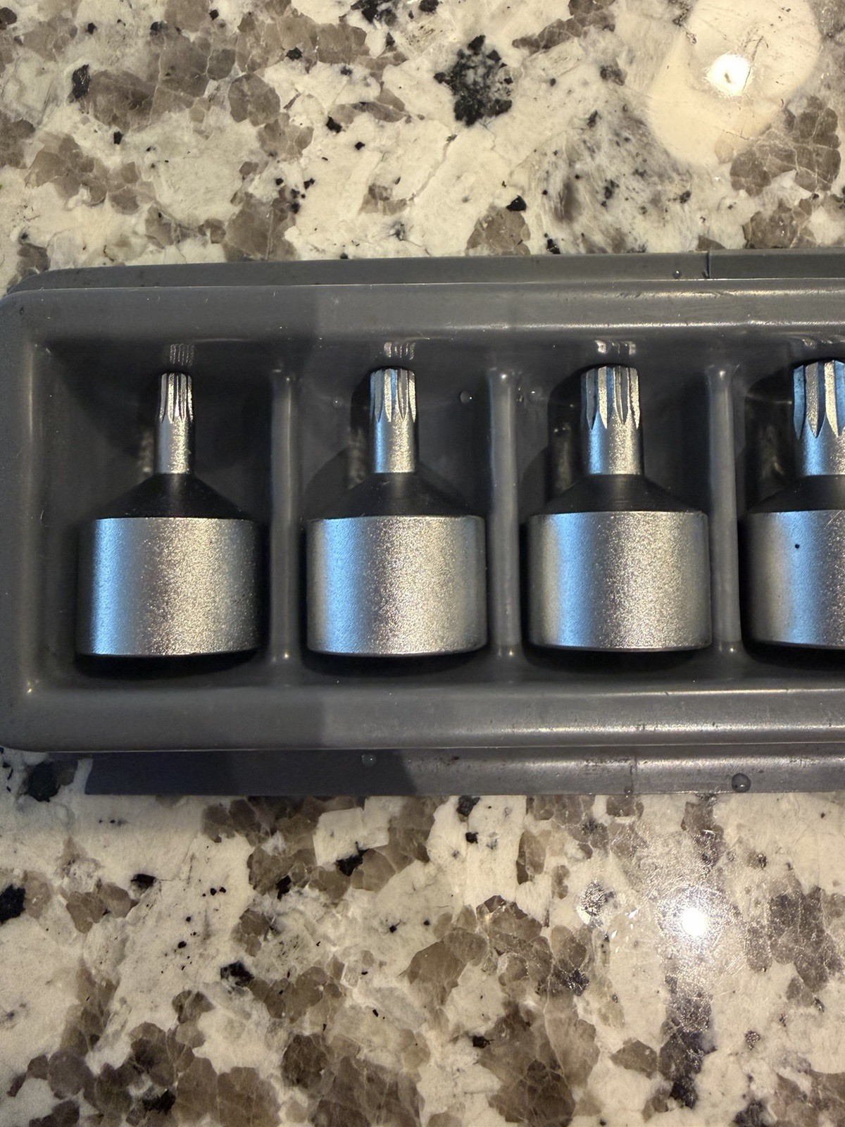 Blue-Point BLPXZNM389 9pc 3/8″ Drive Triple Square Bit Stubby Socket Driver Set