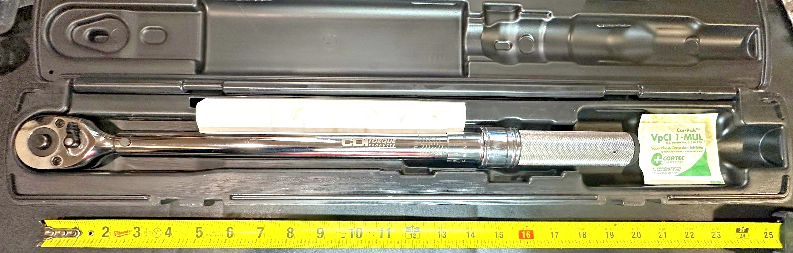 CDI (A Snap On Co.) 1503MFRMH TORQUE WRENCH MICRO 30-150′ 1/2″ SINGLE SCALE USA