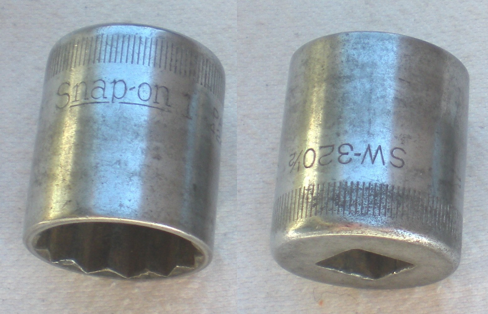 Snap-On 1/2” Drive x 1” 12pt Shallow Socket – Model SW320 1/2 – Used