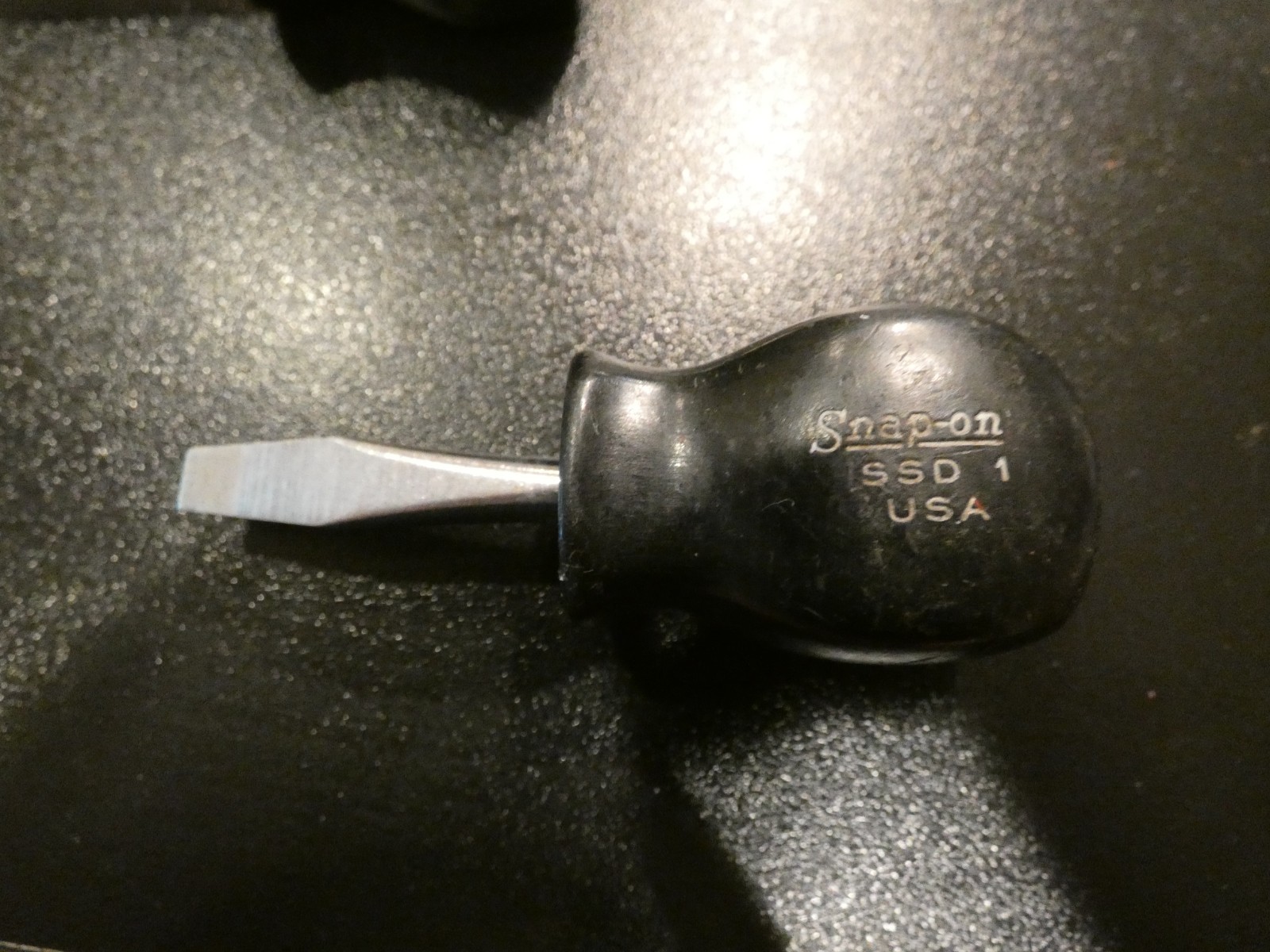 Snap-On Tools SSD1 Flat +SSDP22 Phillip Head Stubby Hard Black Screwdrivers