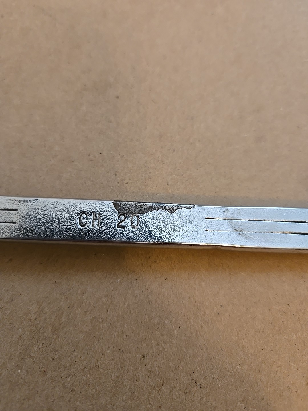 Mac Tools Sabina 5/8″ 6PT SAE Chrome Combination Wrench USA CH20