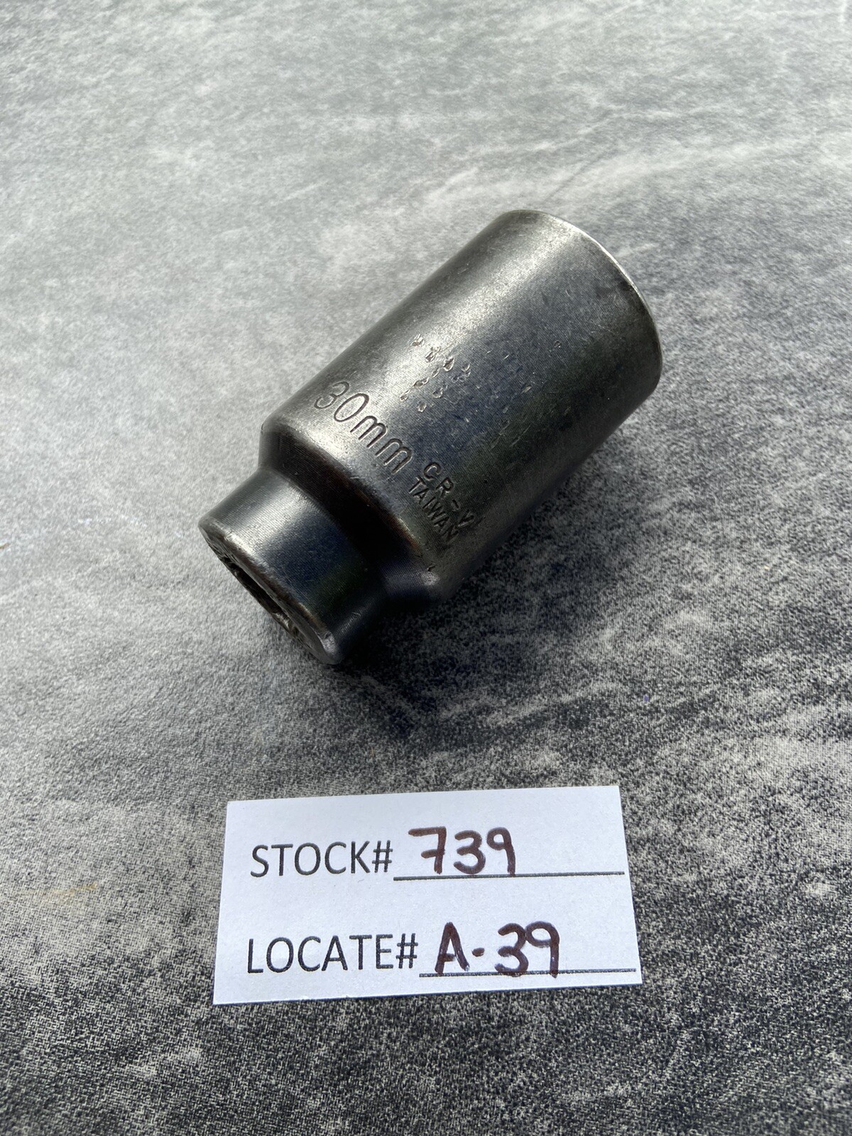 CR-V 30mm Deep Impact Socket 6-Pt 1/2 Flank Drive metric Axle Nut, FREE S&H.