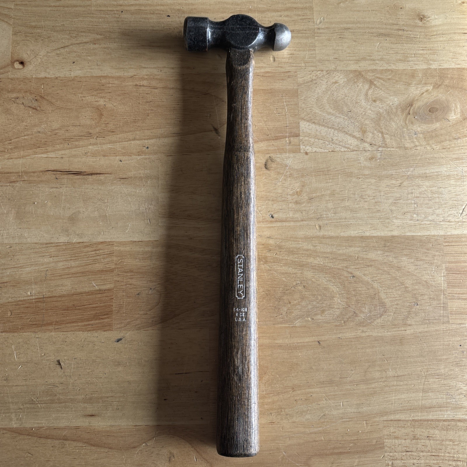 Stanley Tools 8 oz. Ounce Ball Peen Hammer Wood Handle 54-108 USA