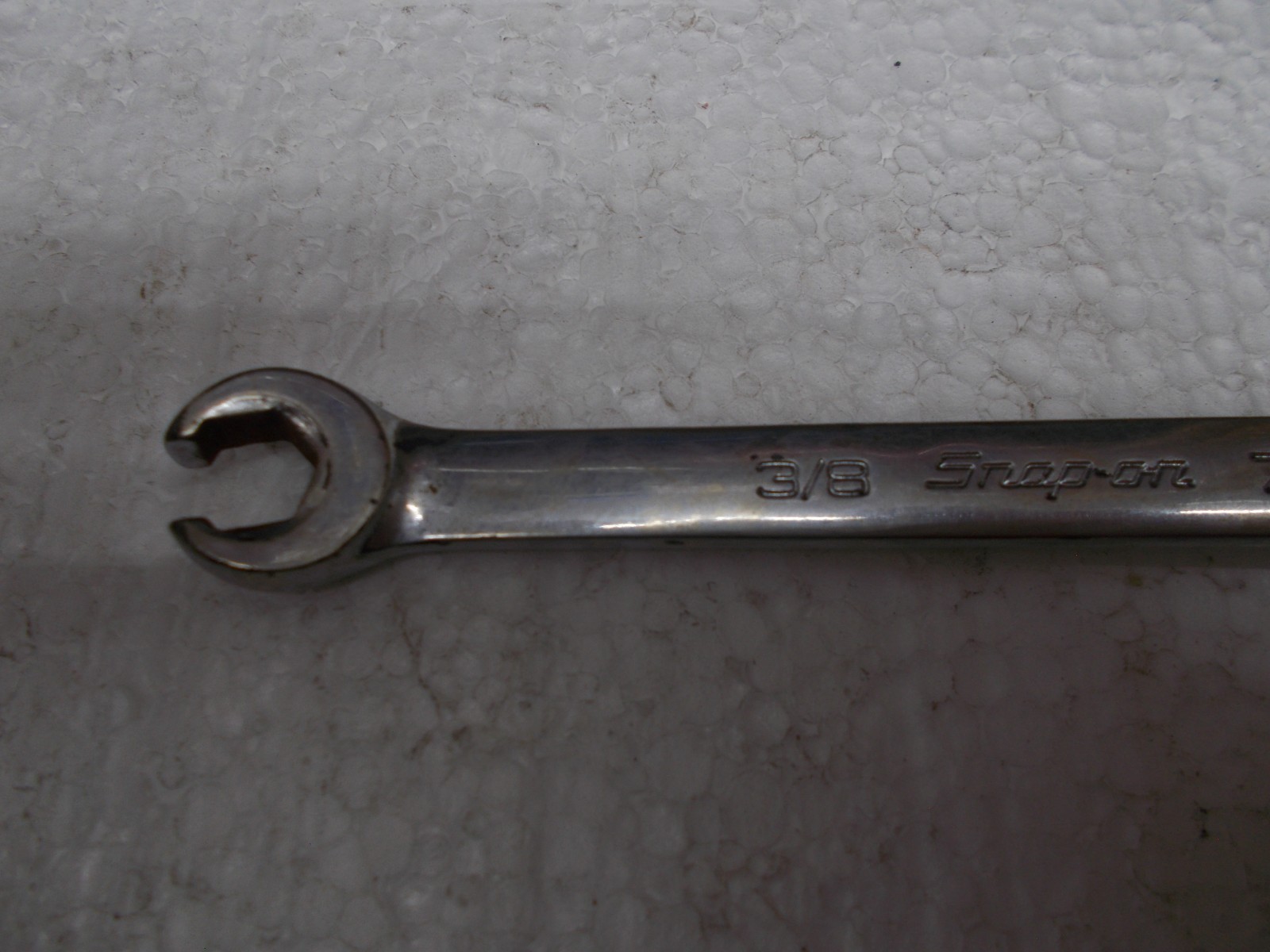 Snap-on tools 3/8 x 7/16″ SAE flare nut open end wrench RXFS1214B Nice!