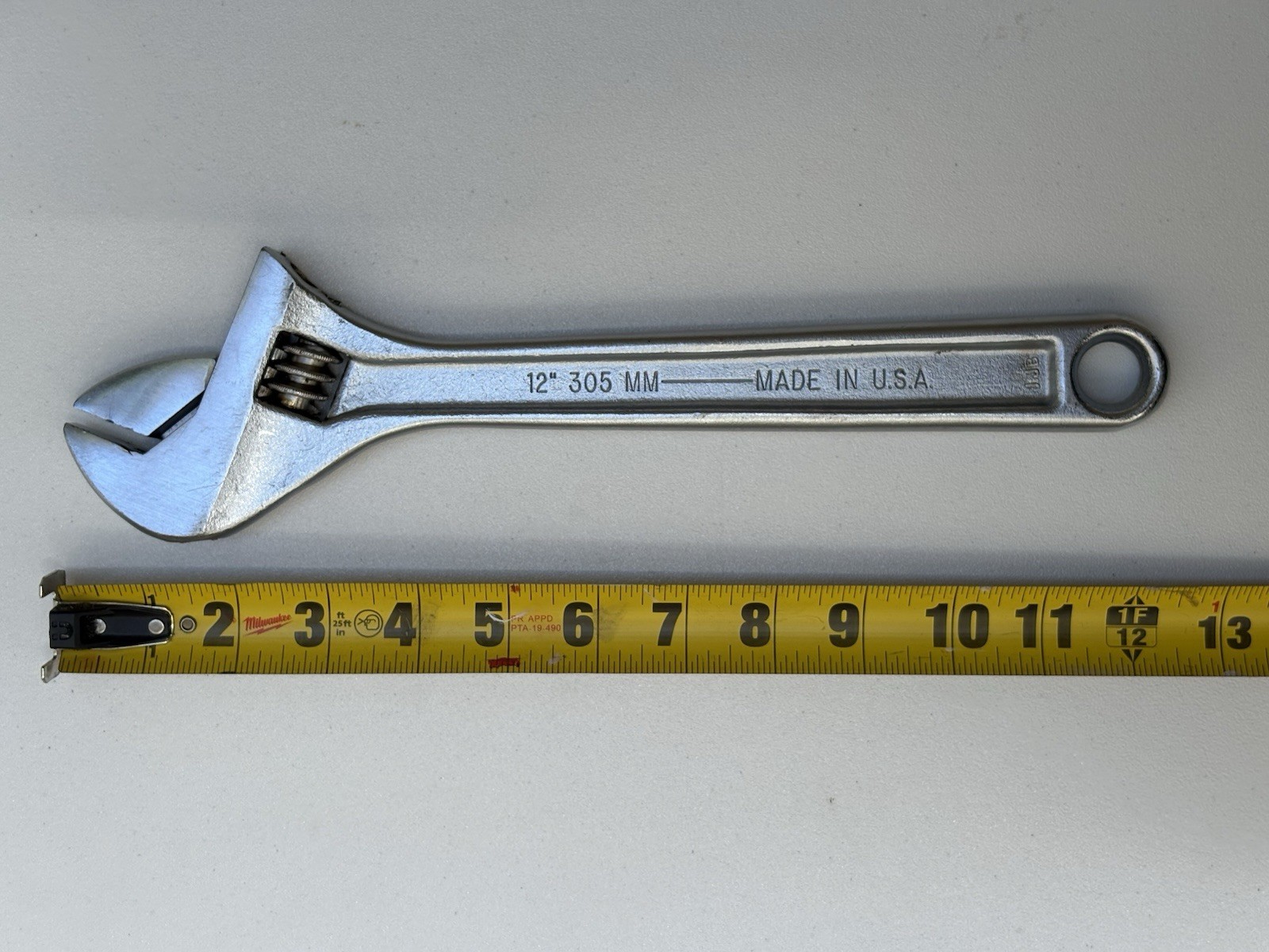 Armstrong 12″ 300mm 28-412 Forged Adjustable Wrench USA