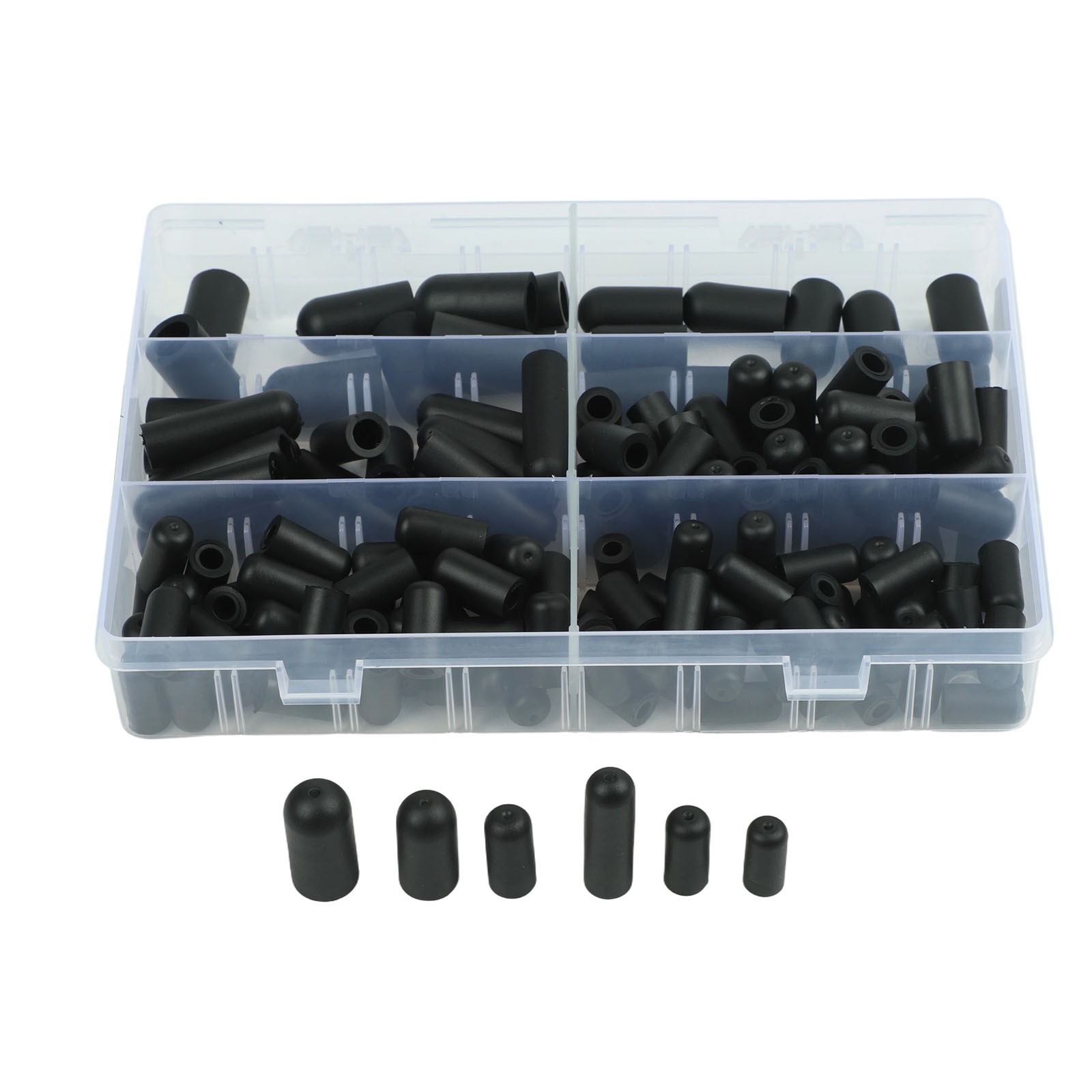 160 PCS Carburetor Vacuum Dust Cover Set Rubber Intake Covers Multiple Sizes