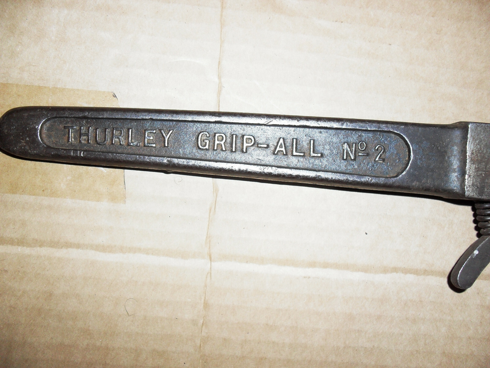 THURLEY GRIP-ALL No,2 PATENT No.215553 WRENCH Made Birmingham, England, UK
