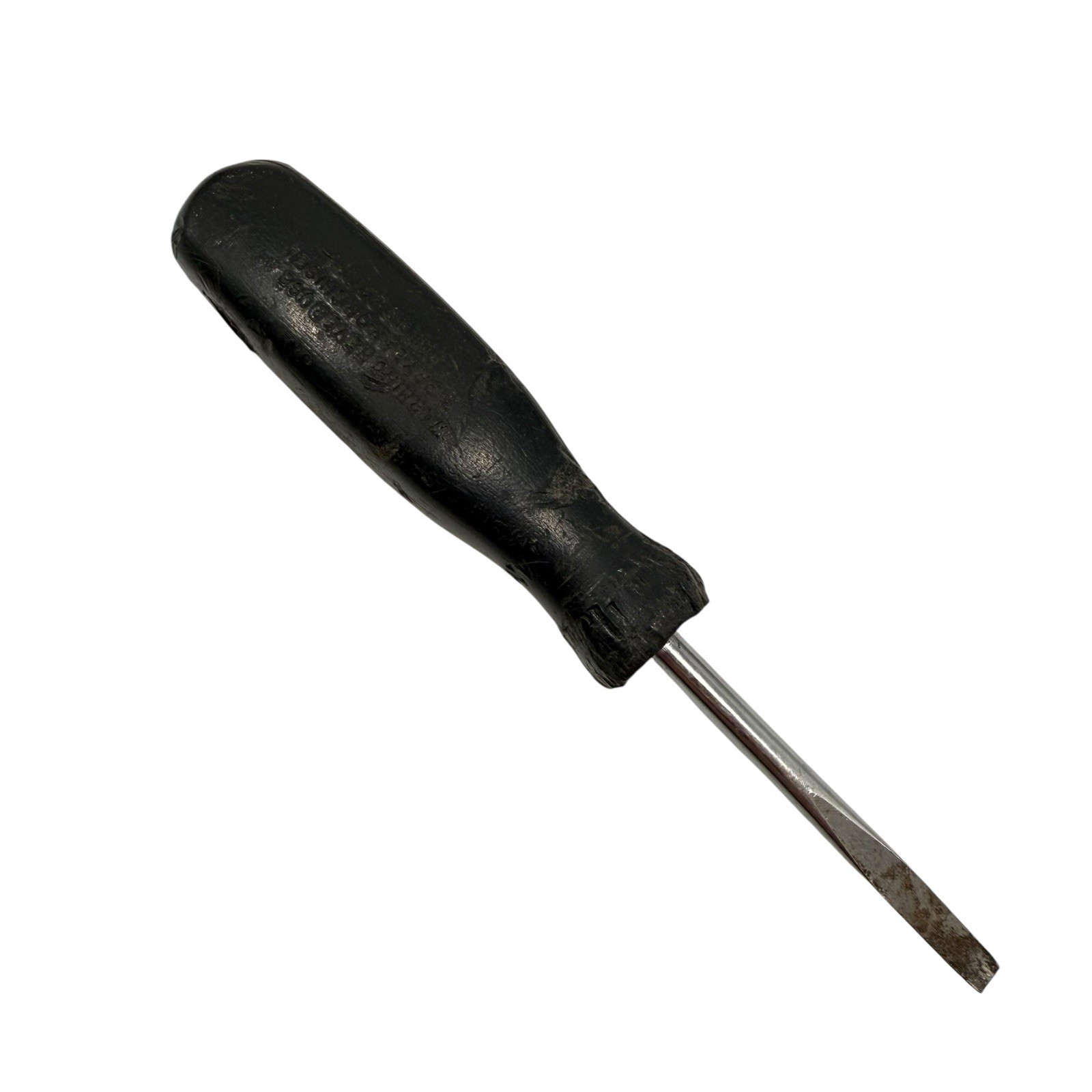 Snap On Tools SSD145 & SDD4 Flat Tip Slotted Screwdriver Black Hard Handle USA
