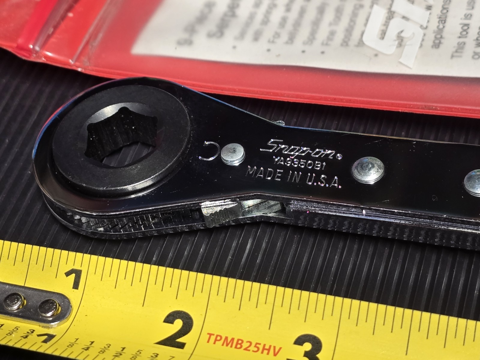 SNAP ON YA9350B1 SERPENTINE BELT PULLEY TENSIONER TOOL WITH ALL SOCKETS BRANDNEW