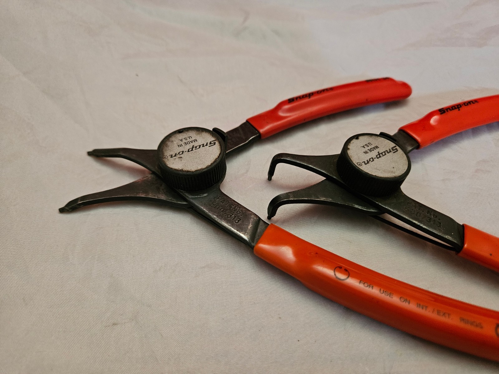 Snap-on 4 Piece Convertible Internal External Snap Retaining Ring Pliers Set TB