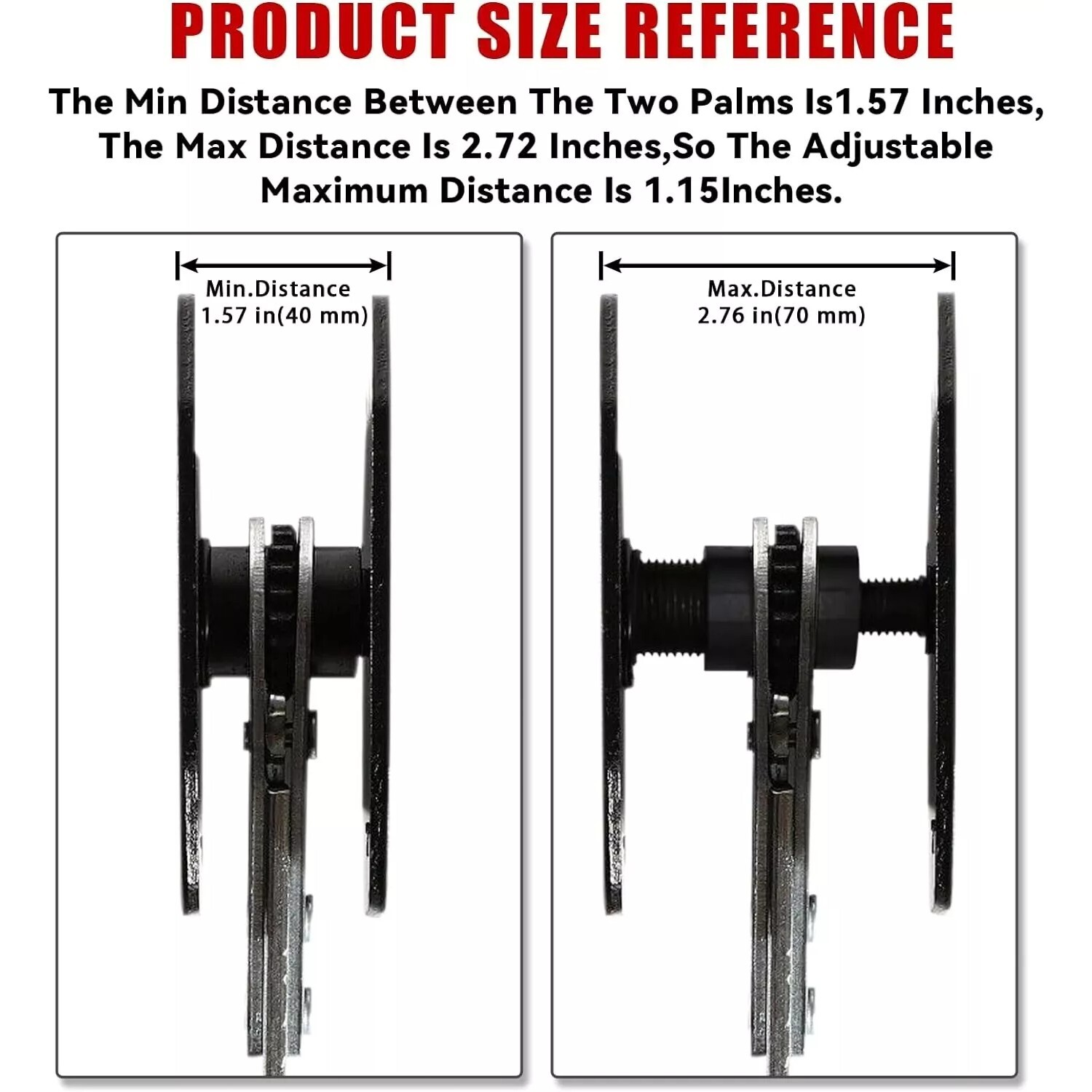 Brake Caliper Compression Tool Brake Caliper Tool, Spreader with 2 Hangers