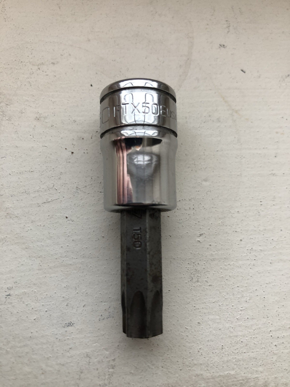 Snap On Tools 3/8” Drive T50 TORX Standard Bit Socket FTX50E