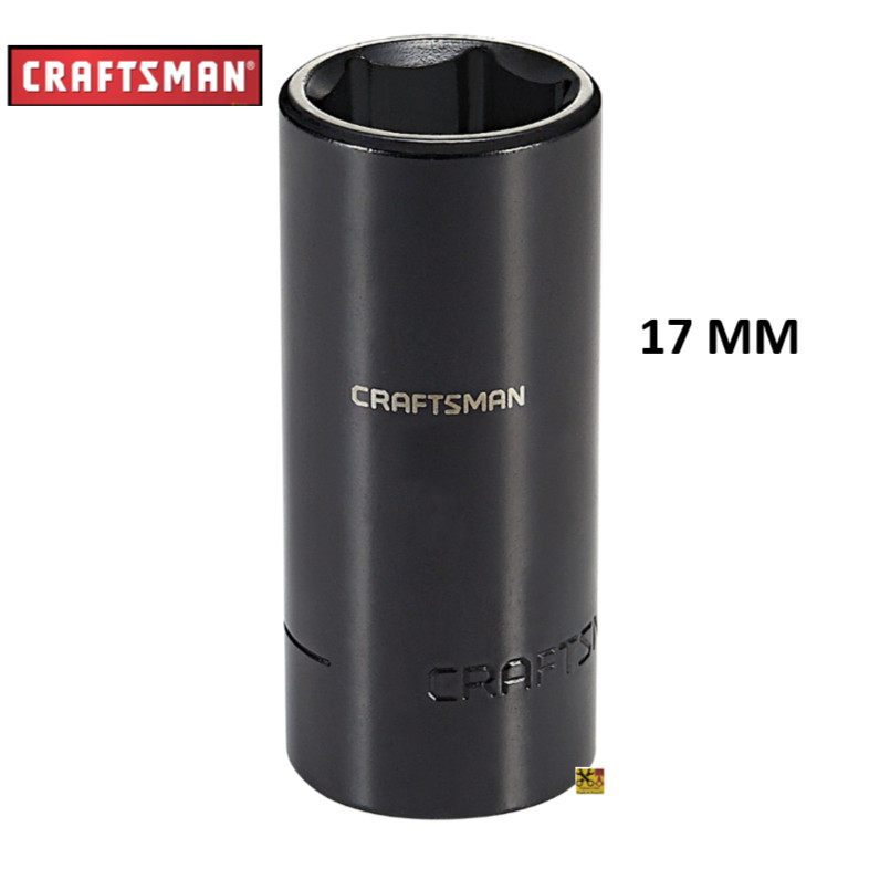 Craftsman 1/2 Inch Drive Impact Deep Socket 6 Point Metric MM Inch SAE Pick Size