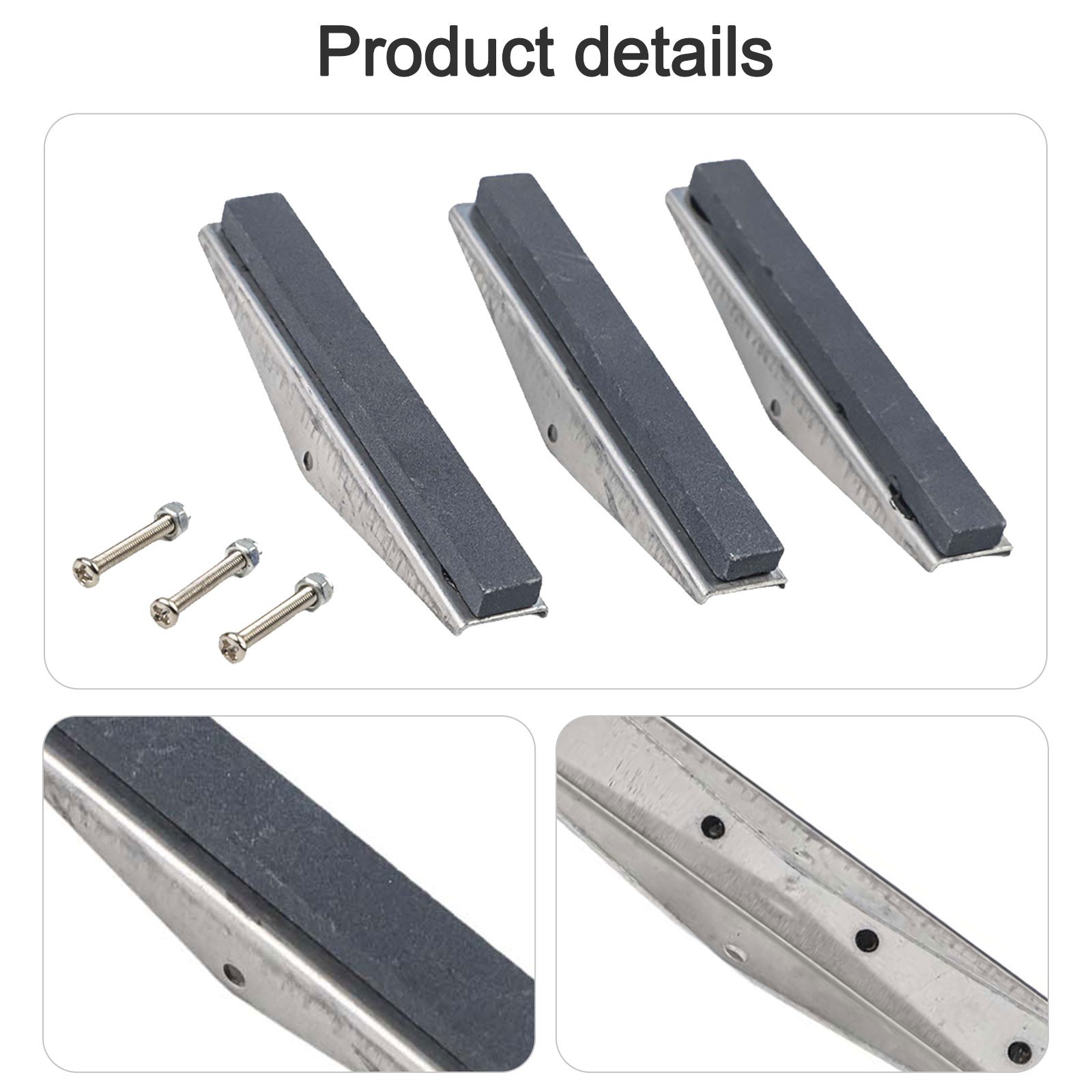 3 Pcs Cylinder Honing Stone Set for Engine Cylinder Grinding and Repair