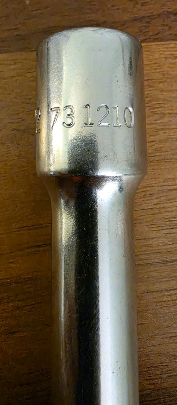Vintage Easco 731210 1/2″ Drive 10″ Socket Extension Bar USA Mechanics Tool
