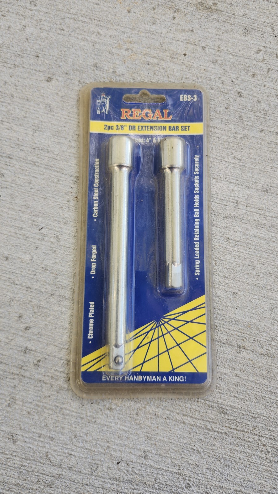 Regal 2 PC 3/8″ EXTENSION BAR Set