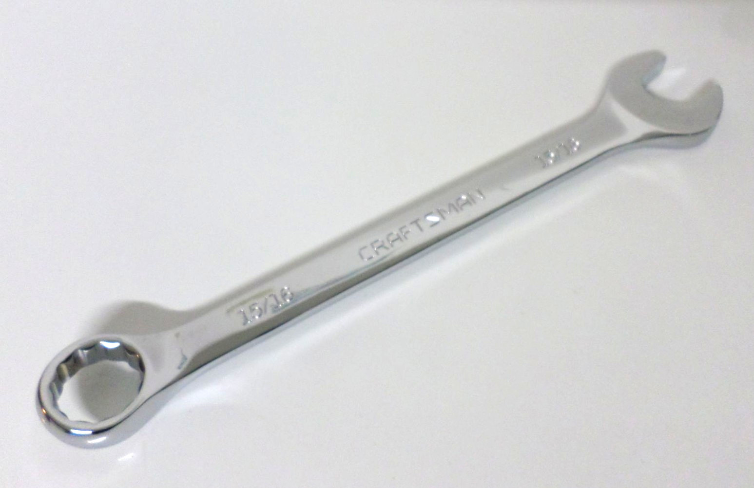 NEW Craftsman 15/16″ SAE Combination Wrench, Standard, 12pt, Full Polish, Medium