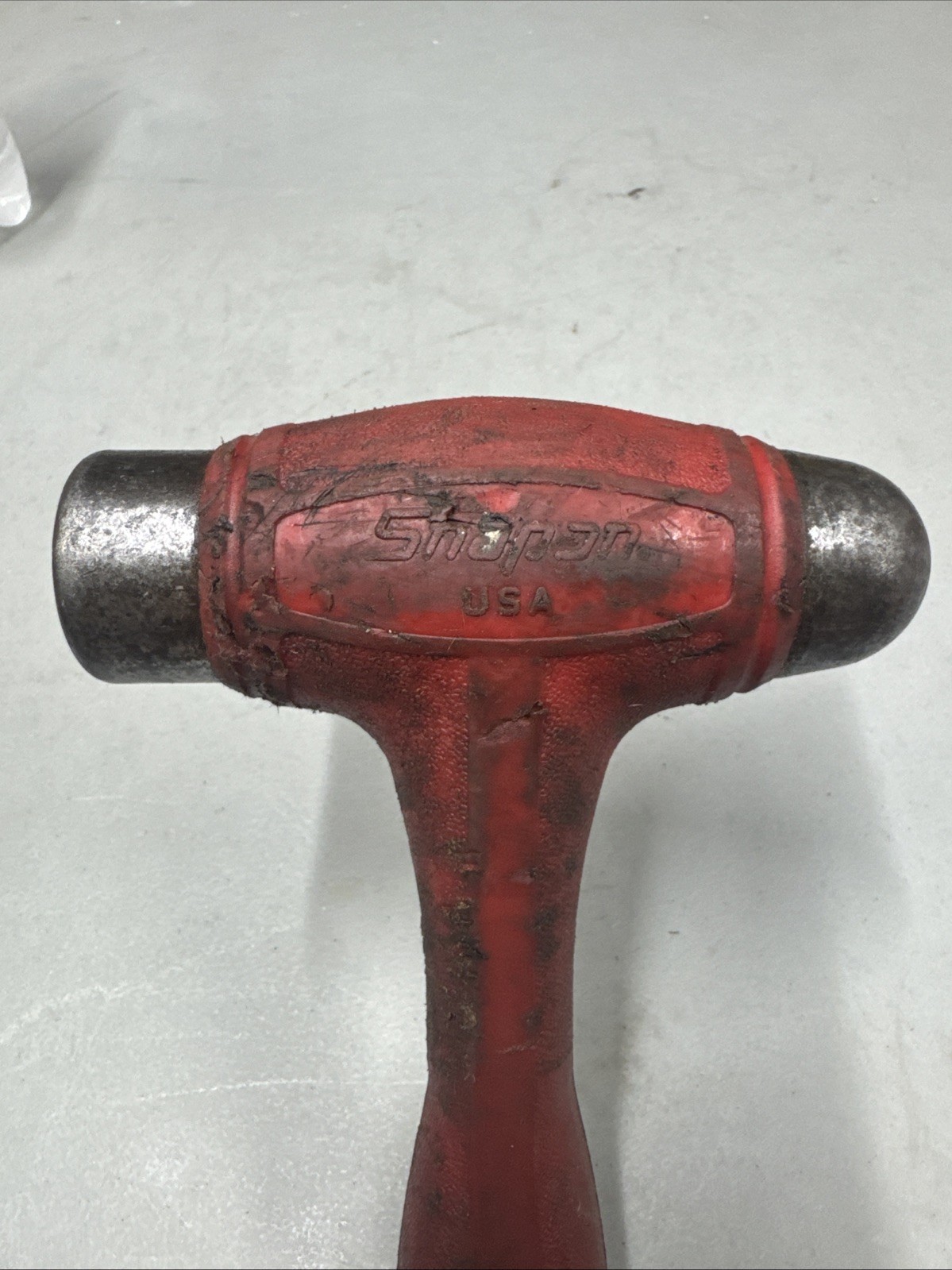 Snap On Tools 24oz. Ounce Ball Peen Dead Blow Hammer Red HBBD24 Made in USA