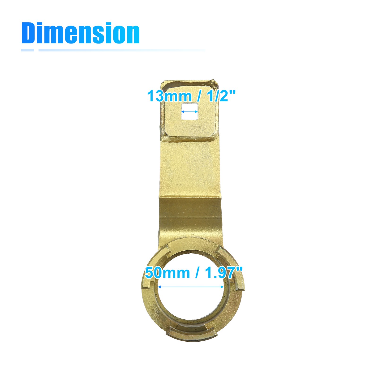 Pack of 1 For Ford 1.8 2.0 2.3 Crankshaft Pulley Holding Holder Tool Bronze Tone