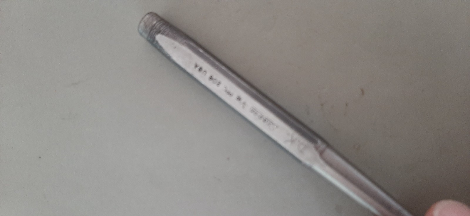 Snap On Tools USA 3/16″ Starter Punch 6″ Long PPC206 Initials 606