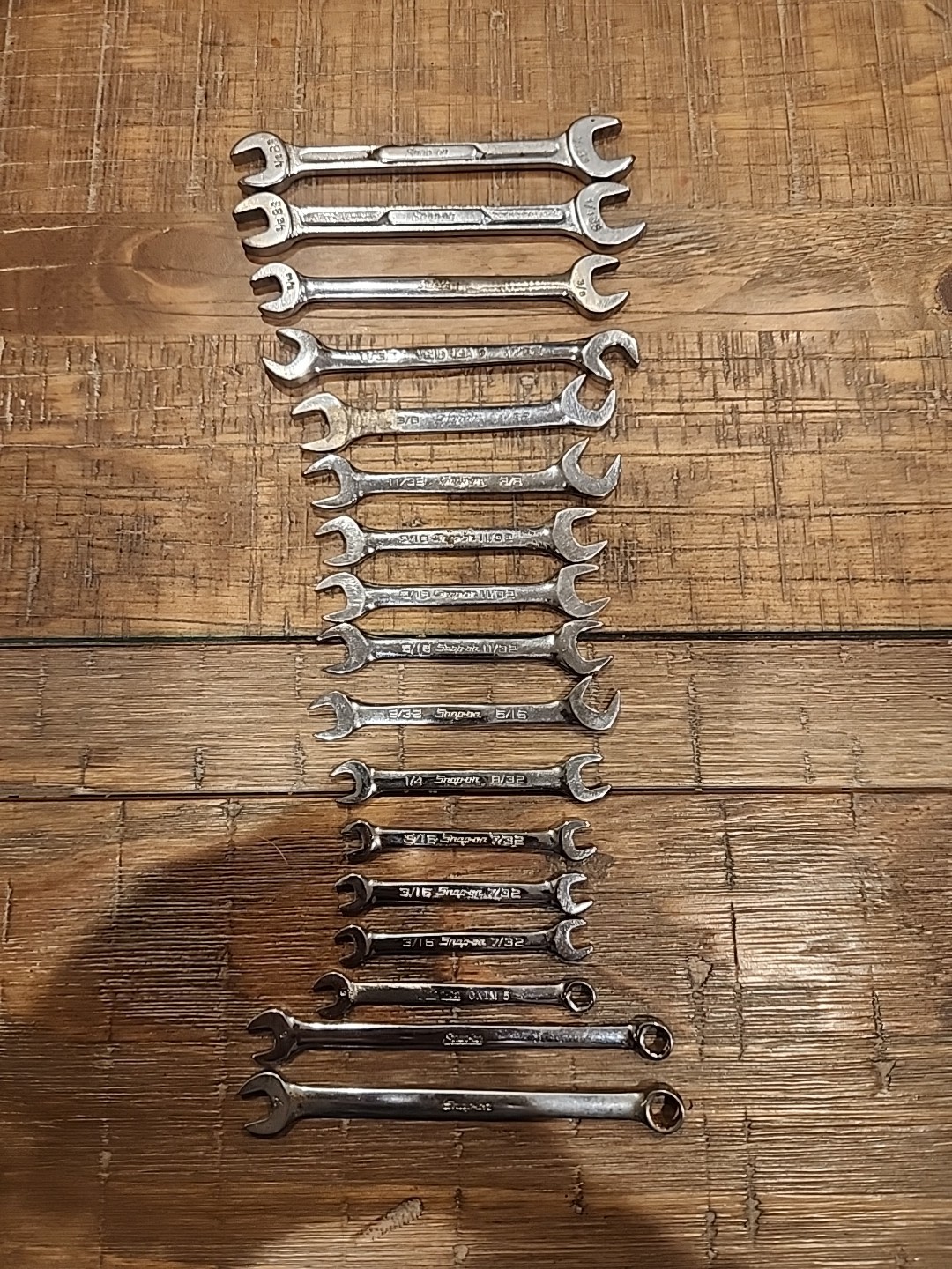 *SNAP ON TOOLS MISC SMALL WRENCHES DIFFERENT SIZES