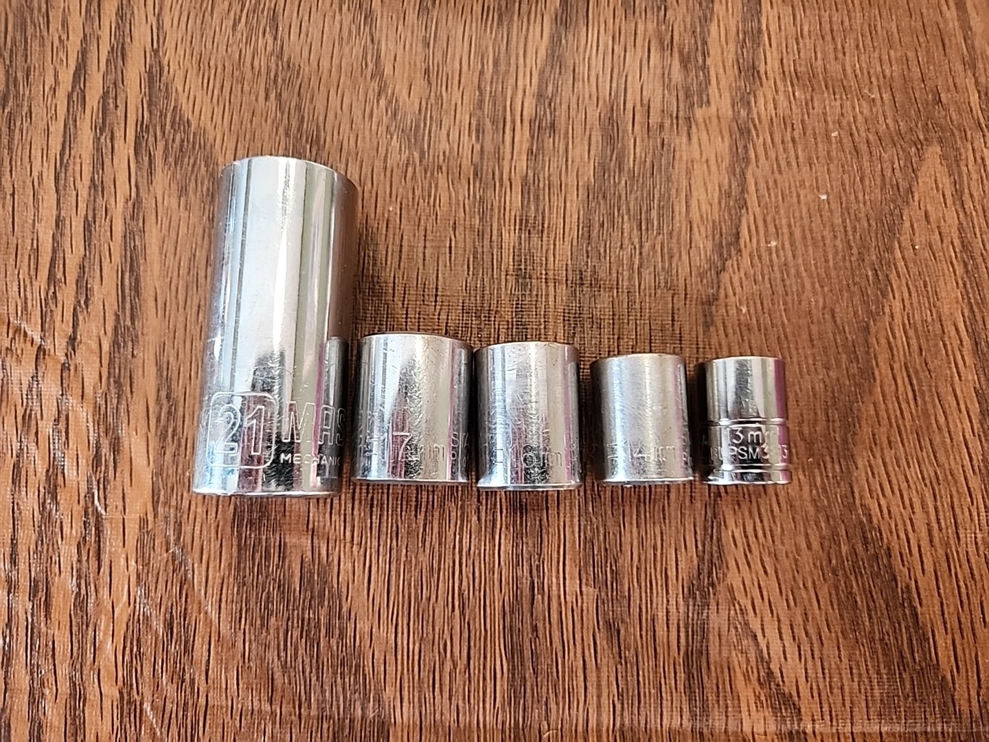 Mixed Lot Of 14 3/8″ Drive Sockets Made In USA SAE & Metric EUC
