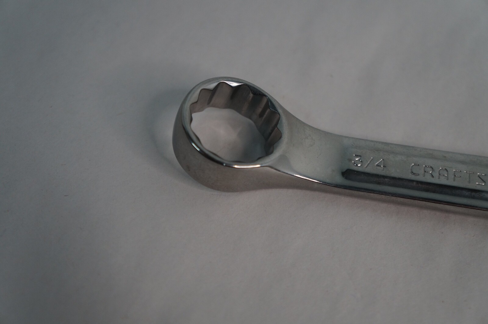 CRAFTSMAN PROFFESSIONAL SAE Polish Stubby Wrench USA 3/4″ Part # 44109