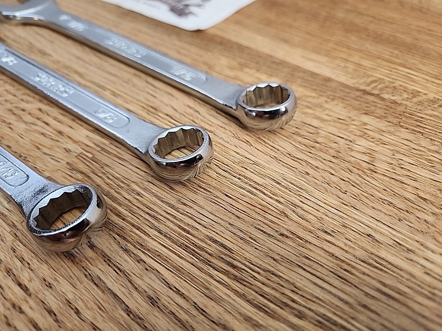 Vintage Sears 6pc SAE Wrench Set 4390