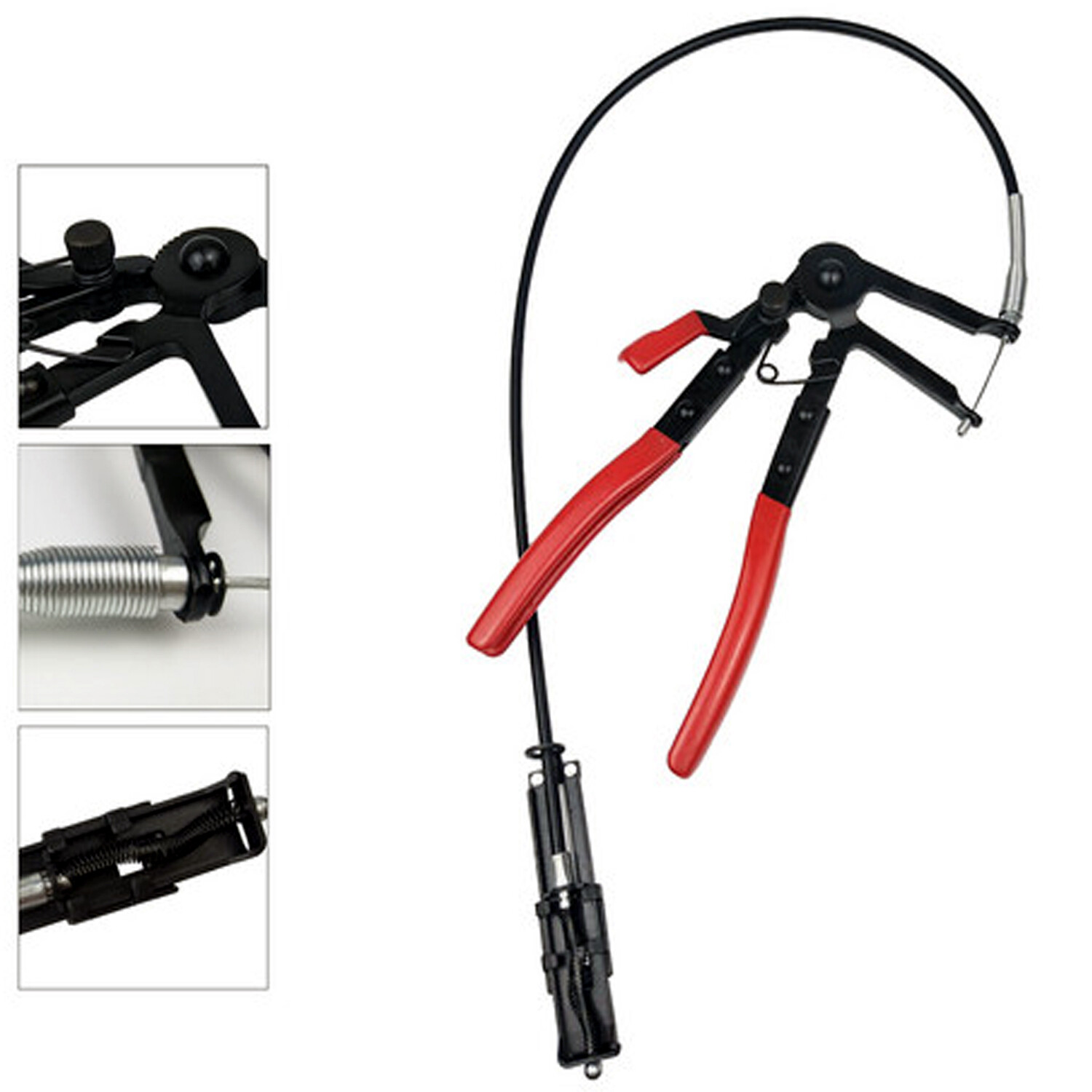 24″ Radiator Brake Fuel Oil Removal Tool Flexible Lock Hose Clip Clamp Plier US