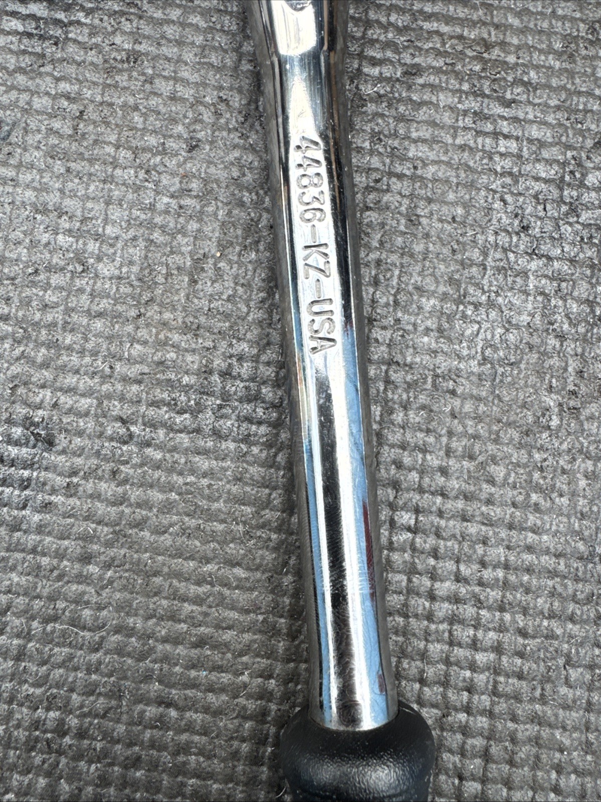 Sears Craftsman 12″ Flex Head Ratchet 3/8″ Drive Black 44836 KZ USA Nos