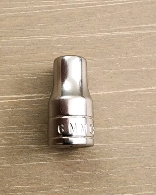 Craftsman USA 6mm Socket 6 Point 1/4″ Drive =V= Series