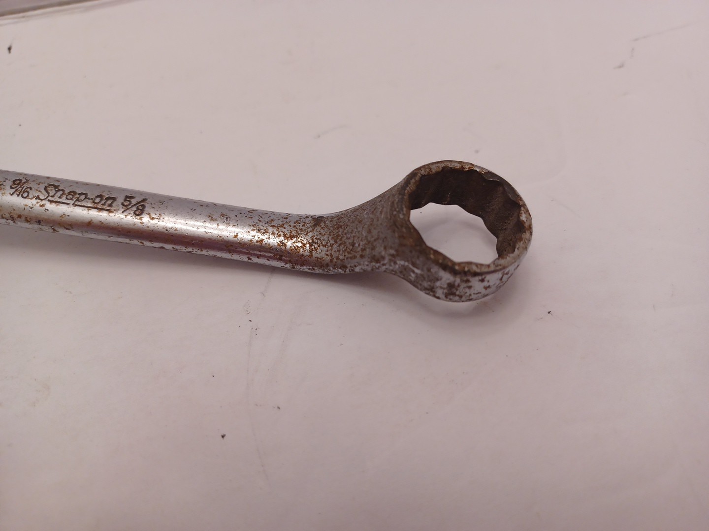 Snap On Tool Lot Of 2 — 11/32 F Socket & 9/16-5/8 Box End Wrench USED FREE SHIP
