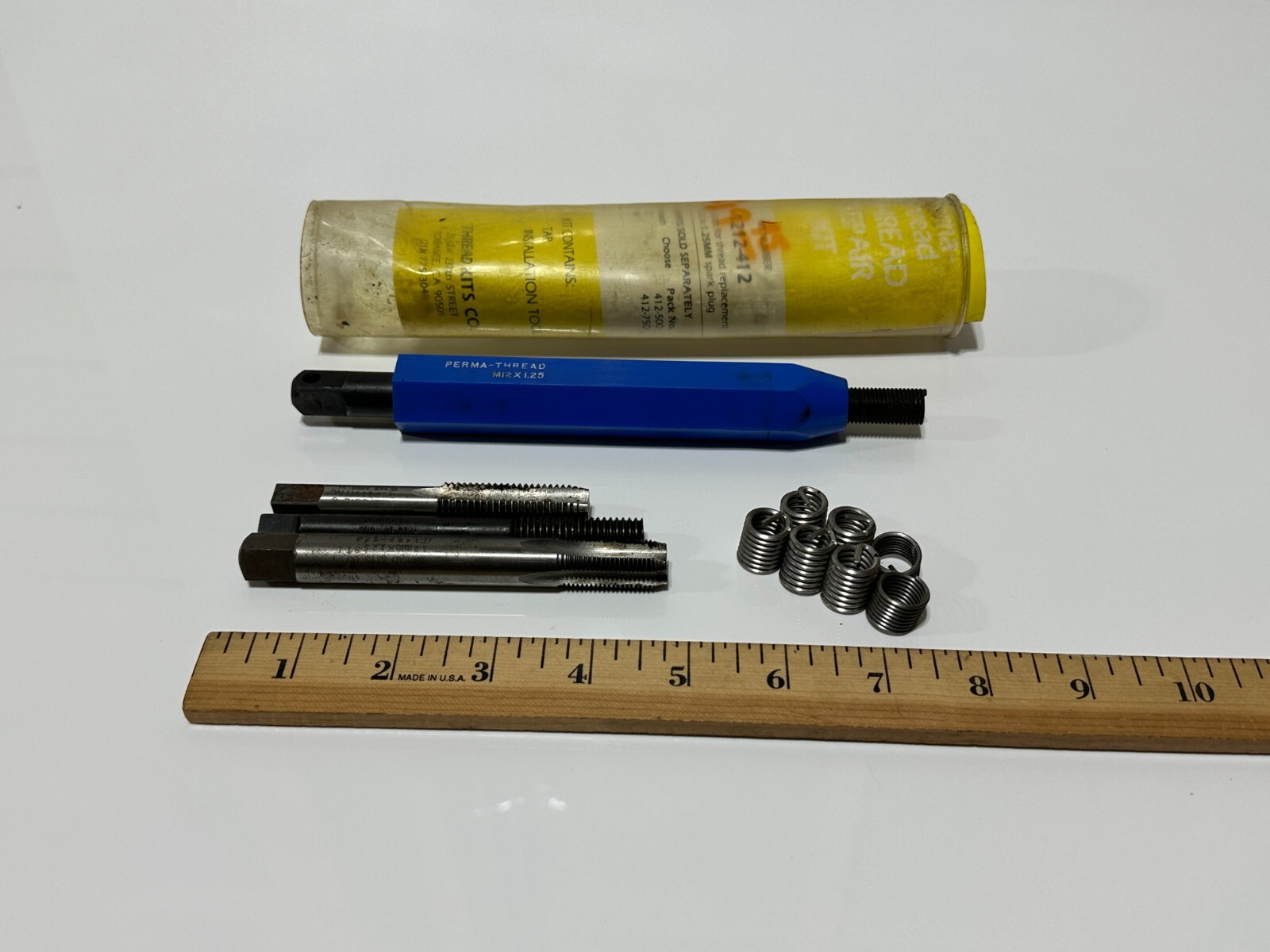 PERMA-THREAD M12 X 1.25 Spark Plug Thread Kit Set – No. 1212-413