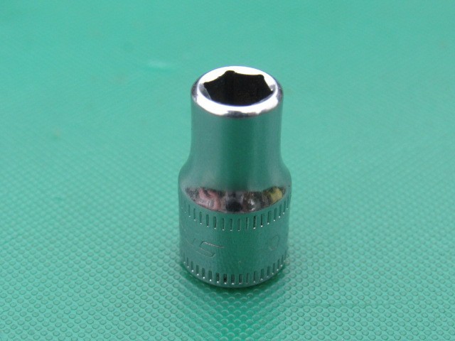 SNAP ON 6MM TMM6 1/4″ DRIVE METRIC 6 PT SHALLOW CHROME SOCKET 6 MM TMM VERY NICE