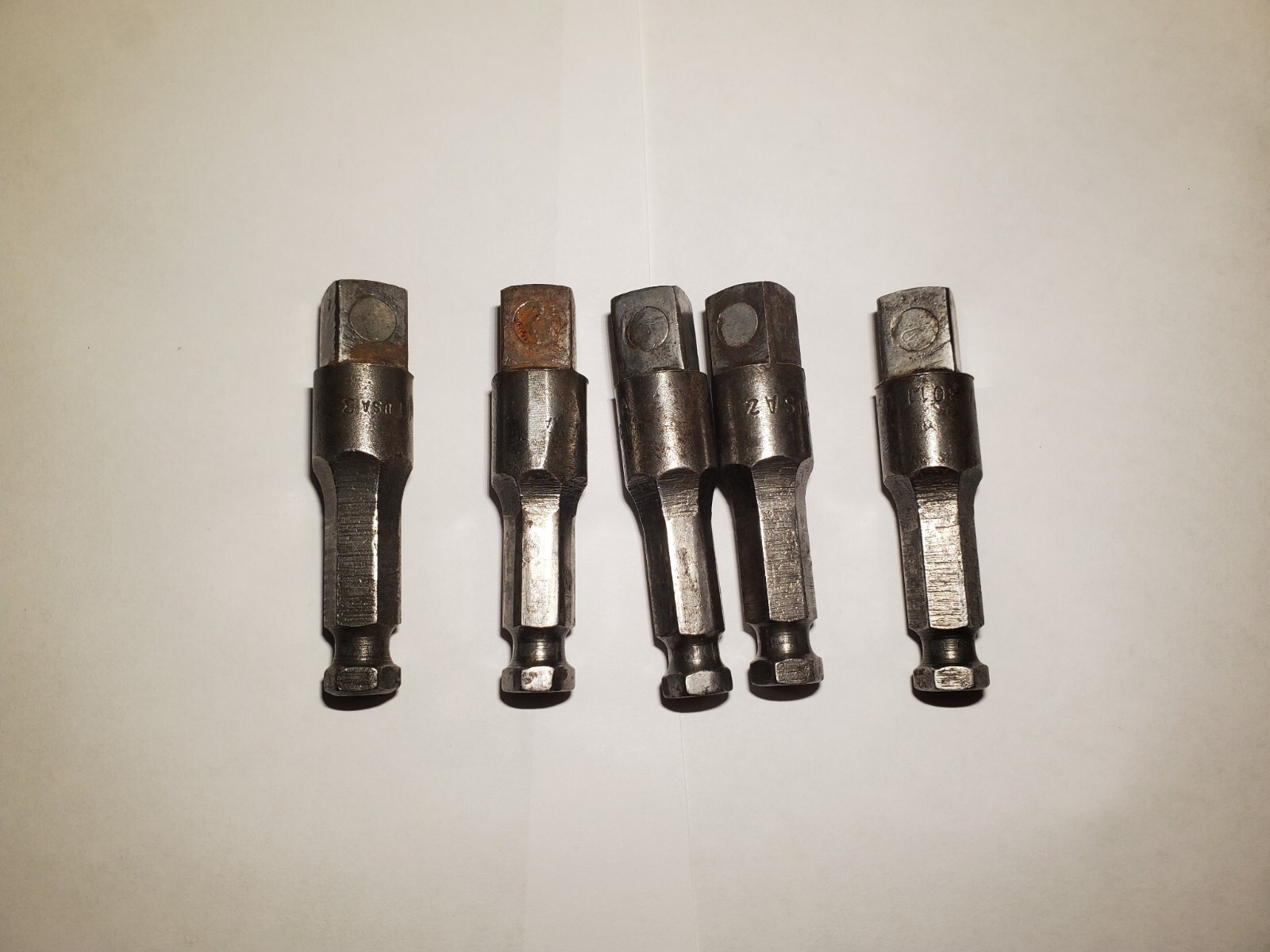 Snap On 1/2 Inch Drive SAE 7/16 Hex 2 3/4″ Power Hex Shank Model A3011A USA QTY5